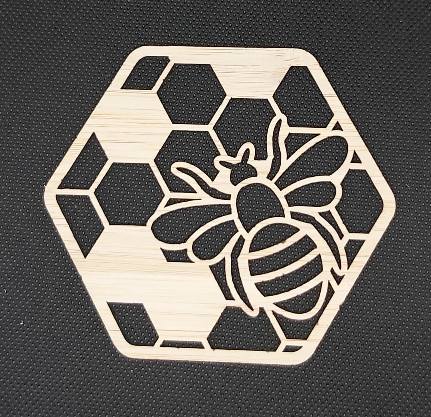 Bee Drink Coaster Style B - The Quilting Room
