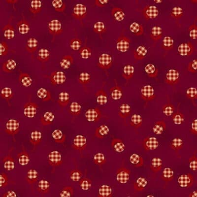 Kim Diehl Garnets & Gingham, 1342-88, Gingham Buds