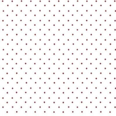 Kim Diehl Garnets & Gingham, 1359-08 Cream Star Toss