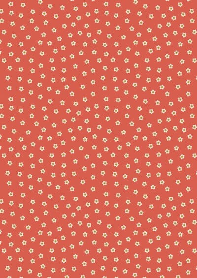 Isabella by Lewis & Irene, A852.2 Bramley Floral on Reddish