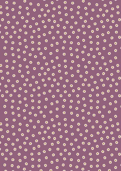 Isabella by Lewis & Irene, A852.3 Bramley Floral on Blackberry