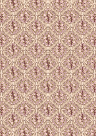 Isabella by Lewis & Irene, A853.1 Hidcote Tree on Cream