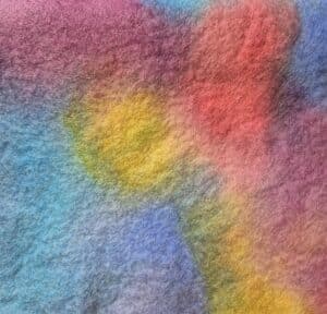 Hand Dyed Wool Felt, Mulberry Blues DL 13