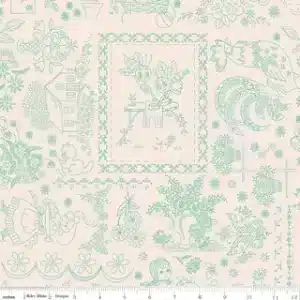 Berry & Sage by Lori Holt, C17389 Latte Embroidery