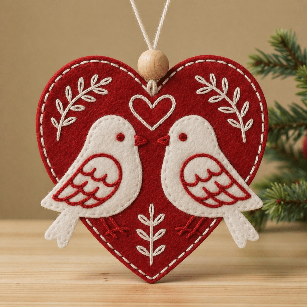 Fairy Shore Nordic Heart Birds - Kit