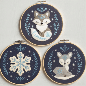 Fairy Shore Winter Hoops - Kit