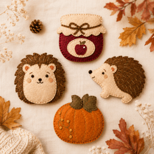 Fairy Shore Autumn Hedgehogs- Kit